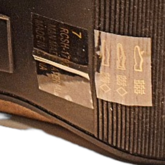 NWOT London Rag  Peep Toe Buckle Heeled Taupe Bootie Size 7 - Picture 10 of 11